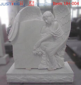 Angel headstones for graves