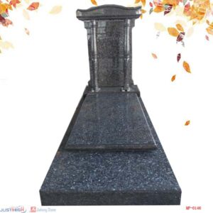 pierre tombale avec chapiteau labrador