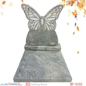 Pierre tombale en forme papillon
