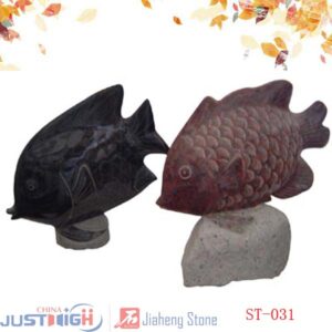 sculpture poisson decoration en granit bas prix
