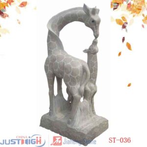 sculpture girafe pour decoration en granit bas prix