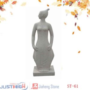 sculpture petit femme pour decoration en granit