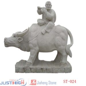 sculptures animaux vache boeuf en granit bas prix