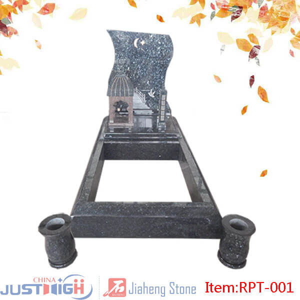 Pierre tombale musulmane avec vase en gros