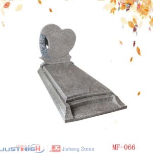 Monuments simple pierre tombale coeur pas cher