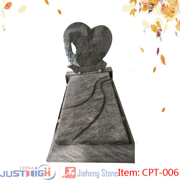 pierre tombale avec cavurne