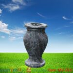 stone memorial vases for graves