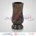 vase à fleurs design en granit