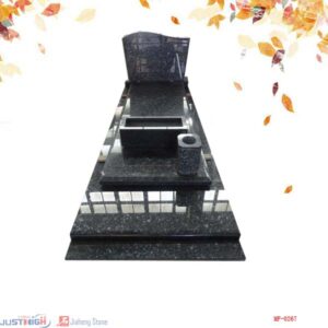 Labrador bleu monument funéraire