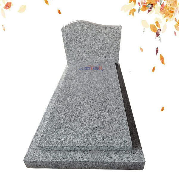 G603 grey granite headstone