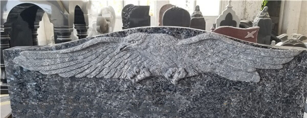 eagle carving headstone