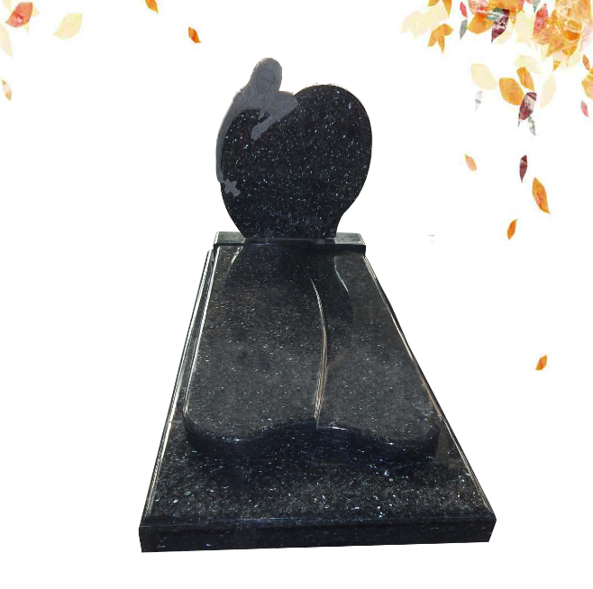 blue pearl granite tombstone