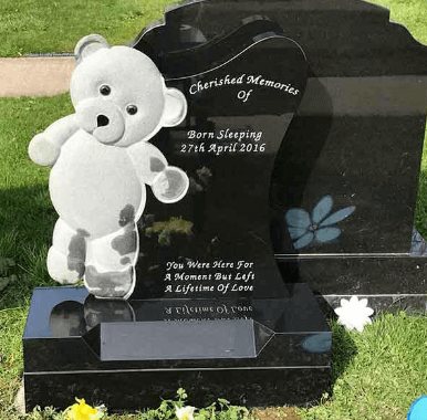 teddy bear headstone monuments 2
