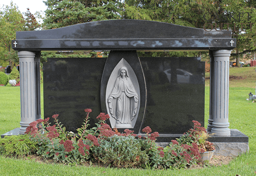 virgin mary headstones wholesale from china