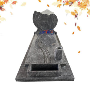 french style heart shape granite tombstone wholesale