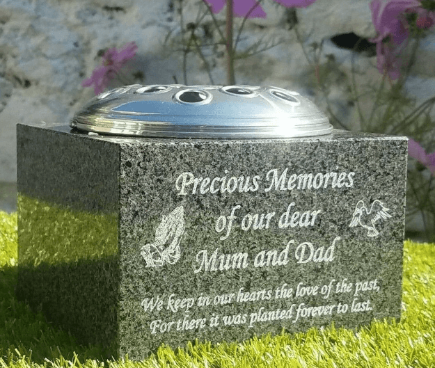 memoril vase for grave for uk