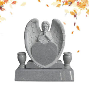 granite angle headstone child