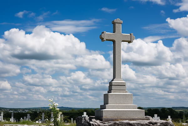 justhigh._granite_catholic_headstone_cemetery