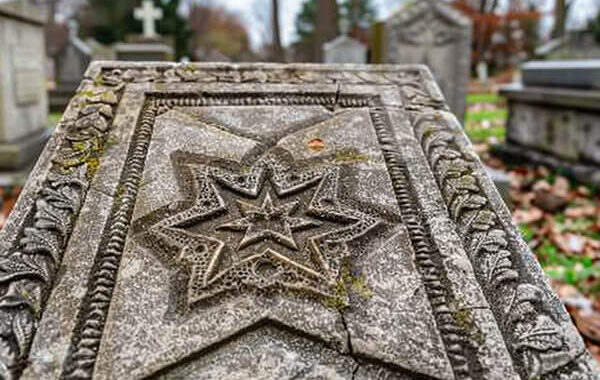 What Does the Upside Down Star Mean on a Grave