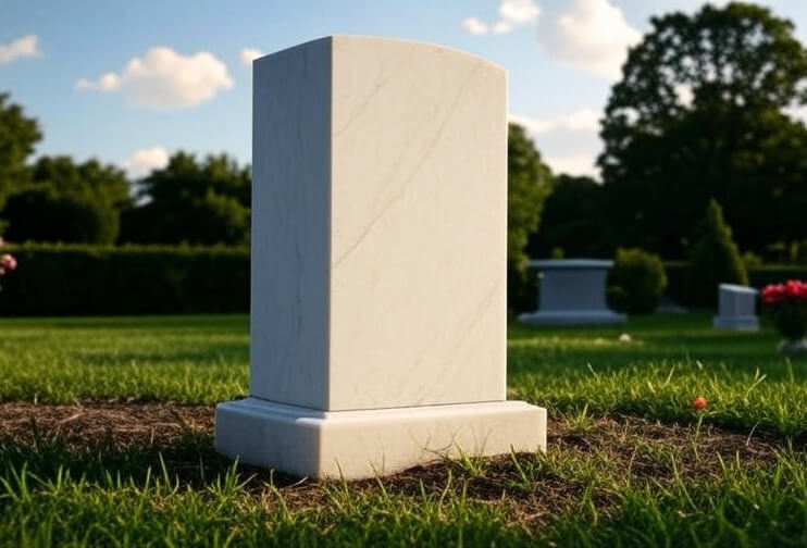 How heavy is a marble headstone