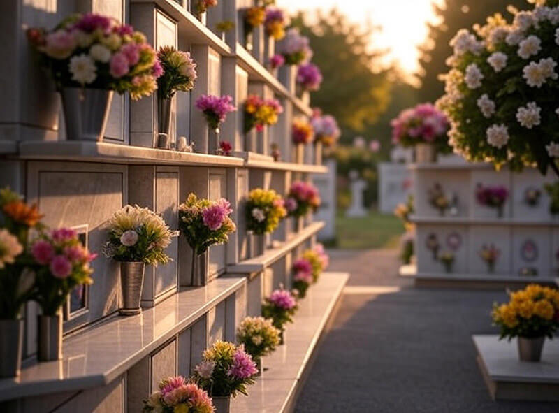 How long are ashes kept in a columbarium