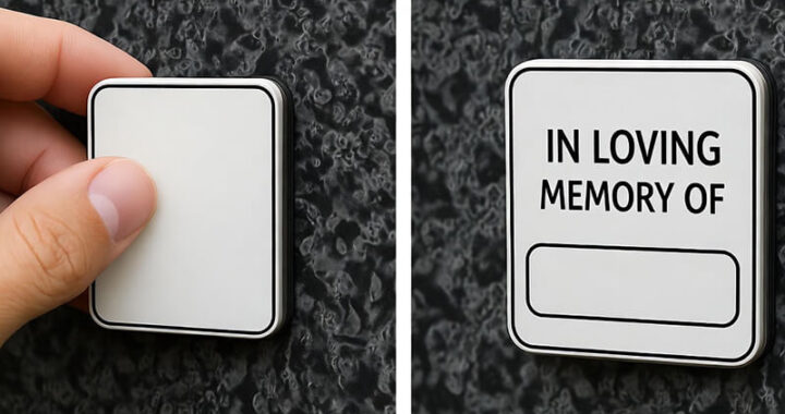 How do I attach something to a headstone