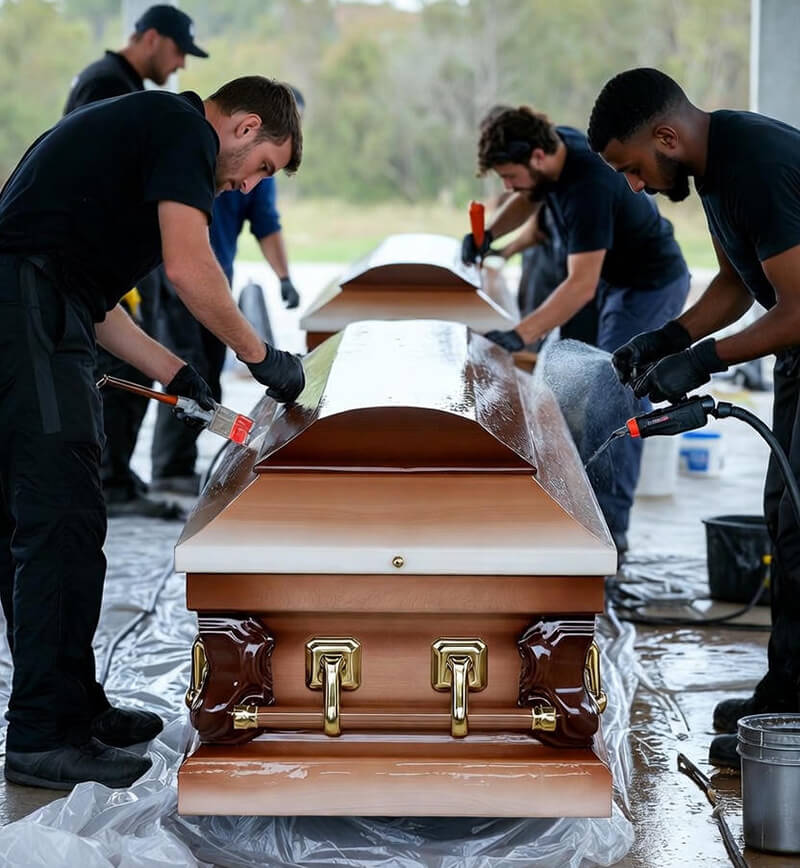 Do they seal caskets from water before burial