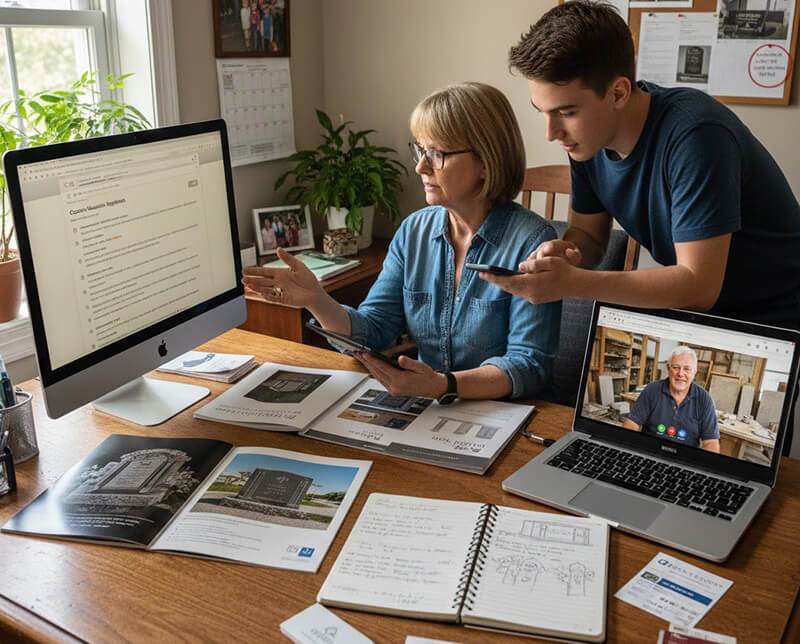 Where can I find companies that customise granite headstones near me3