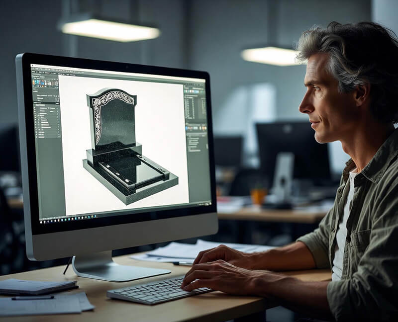 What are the latest designs and styles available for contemporary headstones3