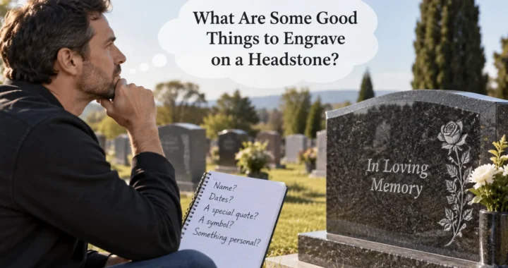 What Are Some Good Things to Engrave on a Headstone
